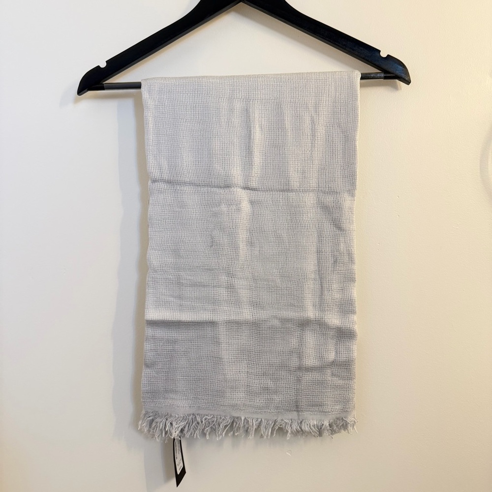NWT Rag & Bone Gray Fringed Scarf